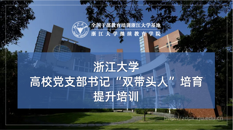 高校党支部书记“双带头人”培育提升培训班